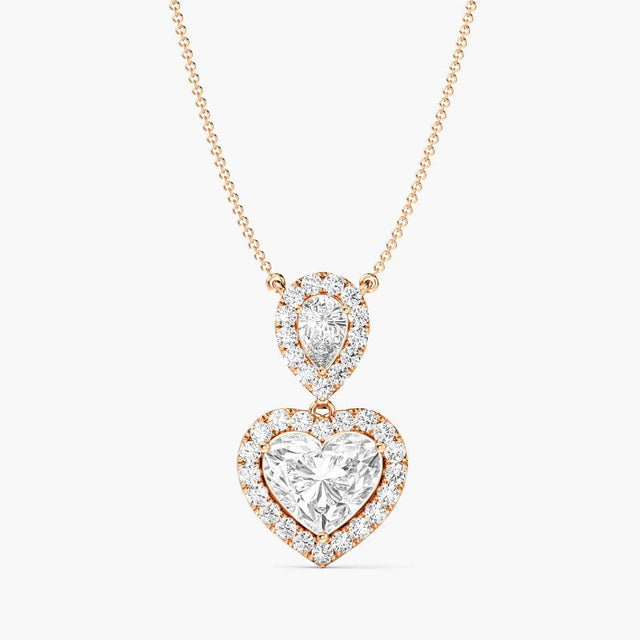 Cor Amore Solitaire Pendant