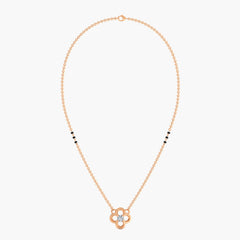 CloverQuint Diamond Mangalsutra