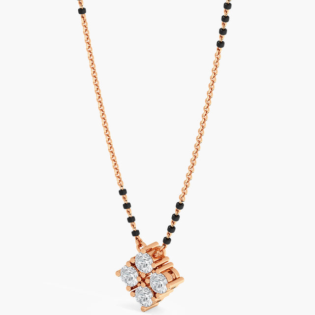 TesslaQuatre Diamond Mangalsutra