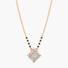 TesslaQuatre Diamond Mangalsutra