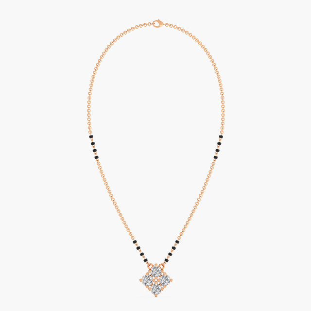 TesslaQuatre Diamond Mangalsutra