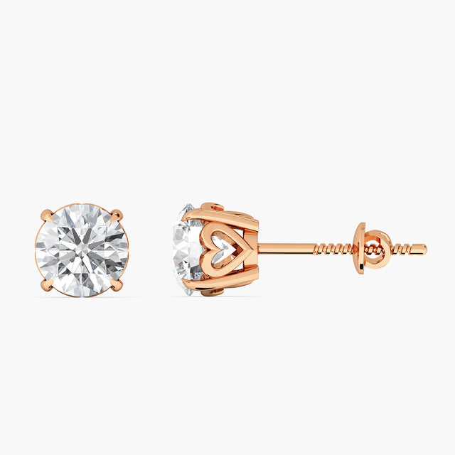 Starlight Orb Solitaire Studs