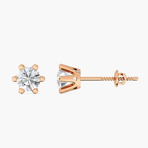 Galaxara Solitaire Studs