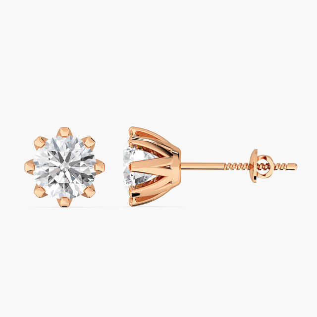 CosmosaPetal Solitaire Studs