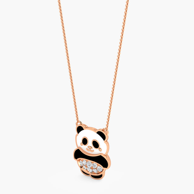 Panda Palooza Diamond Pendant