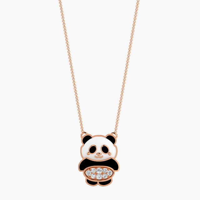 Panda Palooza Diamond Pendant