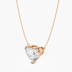 Heartbeat Solitaire Pendant