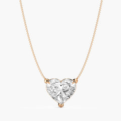 Heartbeat Solitaire Pendant