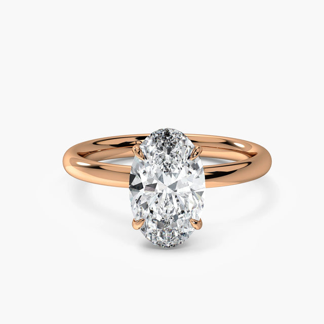 Ethereal Solitaire Diamond Ring - Pure Traces Lab Grown Diamond Ring