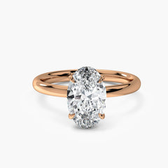 Ethereal Solitaire Diamond Ring - Pure Traces Lab Grown Diamond Ring