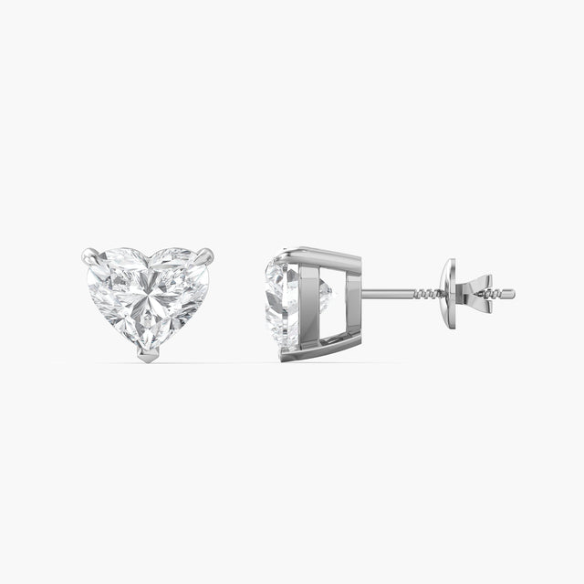 Heartbeat Solitaire Earrings