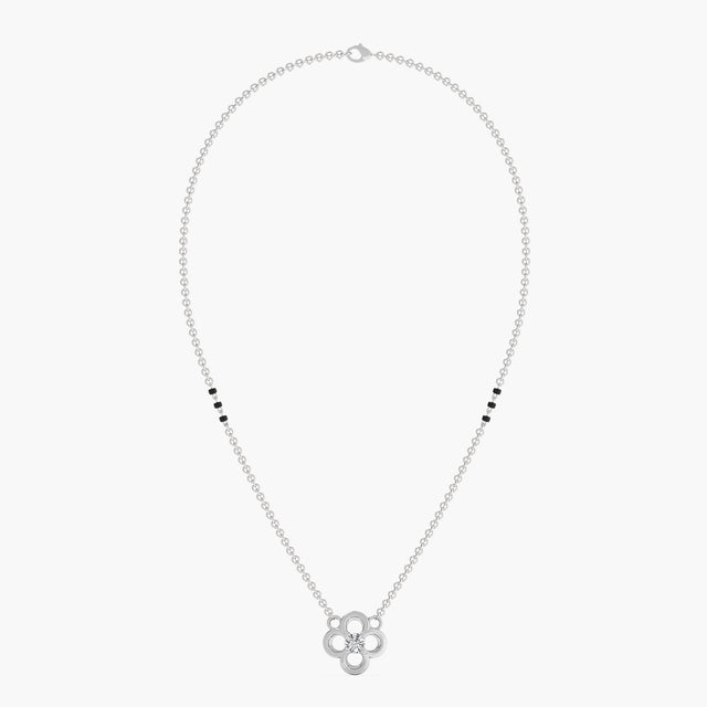 CloverQuint Diamond Mangalsutra