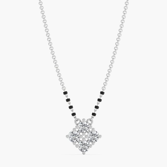 TesslaQuatre Diamond Mangalsutra