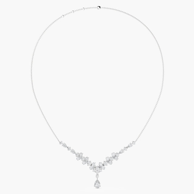 Petal Cascade Diamond Necklace