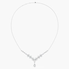 Petal Cascade Diamond Necklace