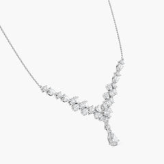 Petal Cascade Diamond Necklace