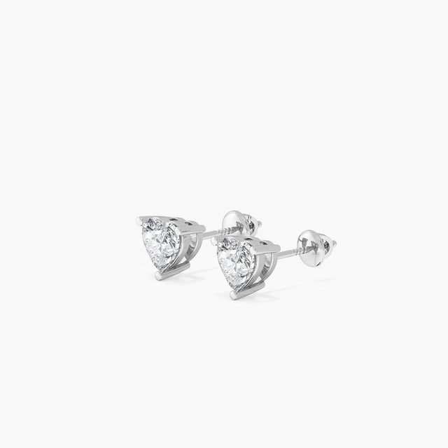 Cirqua Heart Diamond Earrings