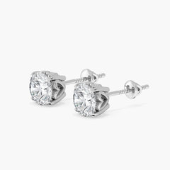 Starlight Orb Solitaire Studs