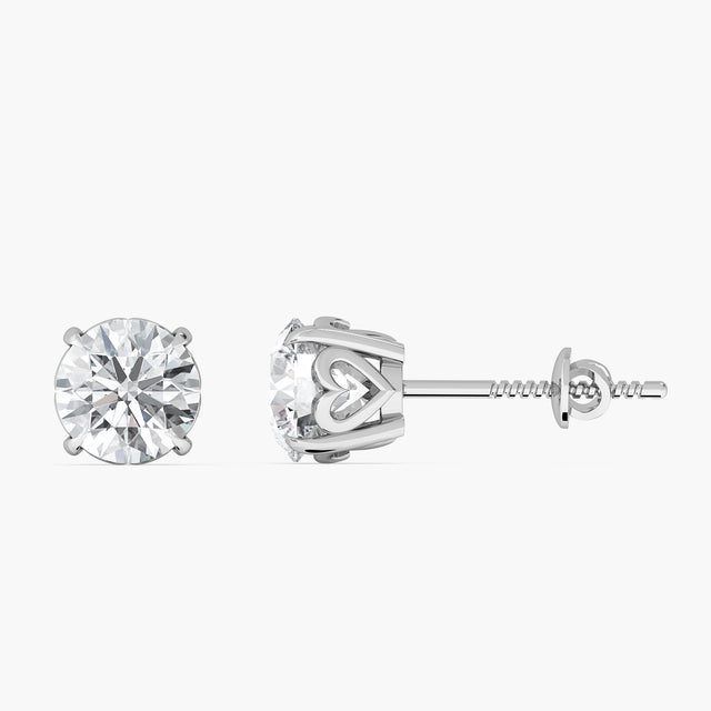 Starlight Orb Solitaire Studs