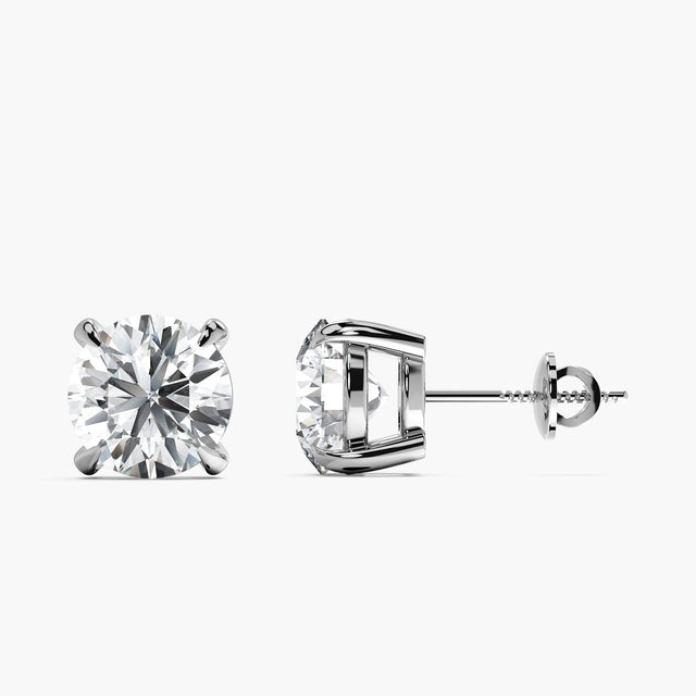 Crescendo Solitaire Earrings