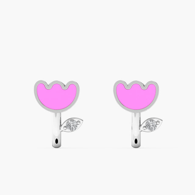 Whisi Floral Diamond Earrings