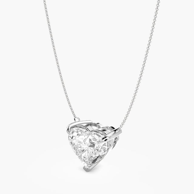 Heartbeat Solitaire Pendant