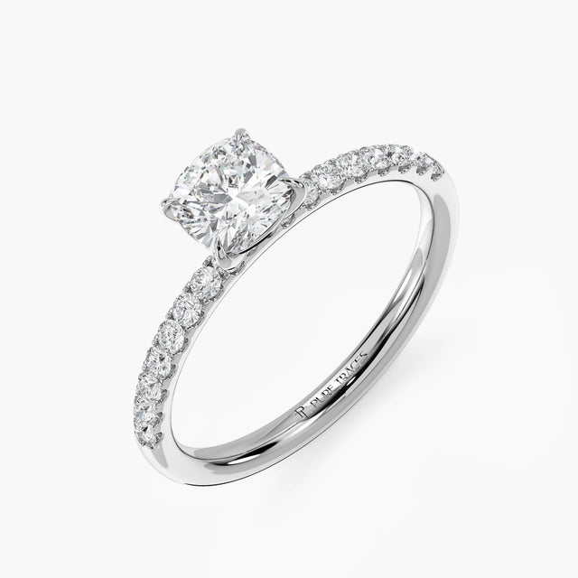 1.10TCW M/VVS1 Engagement Wedding Rings Set In 18k Gold| Surat Diamond  Jewelry
