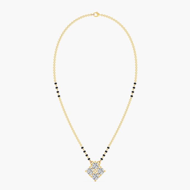 TesslaQuatre Diamond Mangalsutra