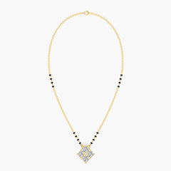 TesslaQuatre Diamond Mangalsutra