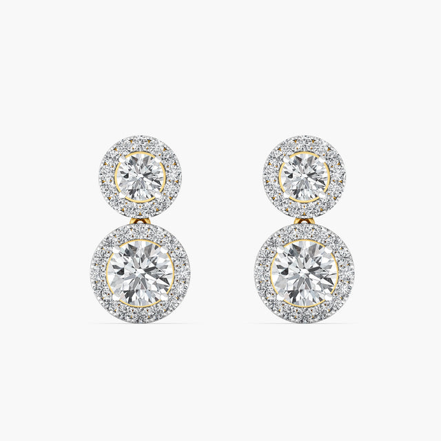 Charming Solitaire Earrings