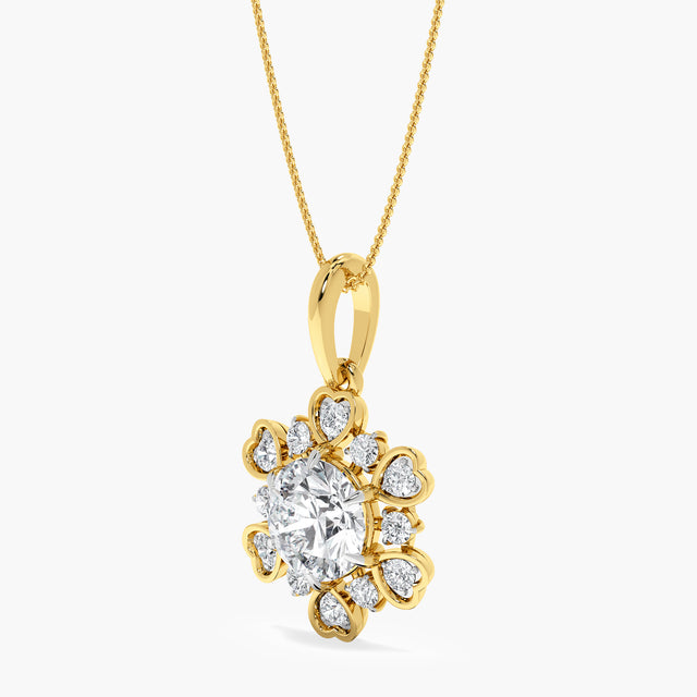 Celesti Mosaic Diamond Pendant