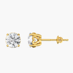 Starlight Orb Solitaire Studs