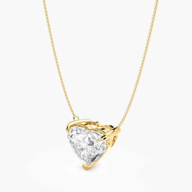 Heartbeat Solitaire Pendant