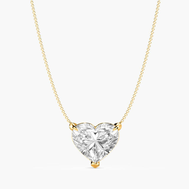 Heartbeat Solitaire Pendant