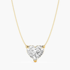 Heartbeat Solitaire Pendant