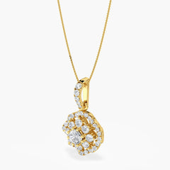 Bloomora Diamond Pendant - Pure Traces Lab Grown Diamond Pendant