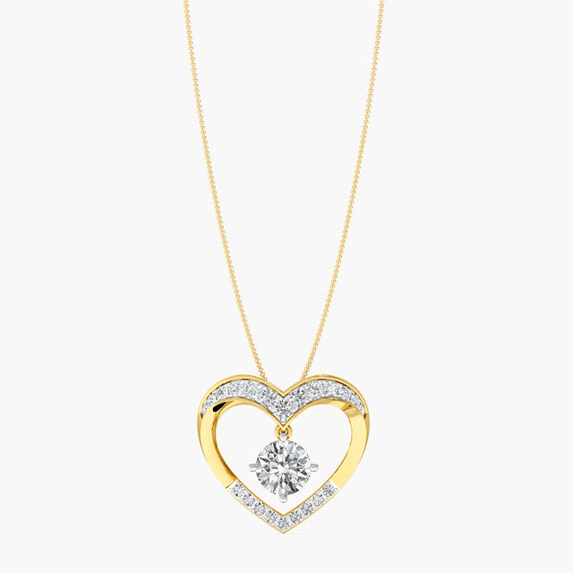 Ever Heart Lab Diamond Pendant