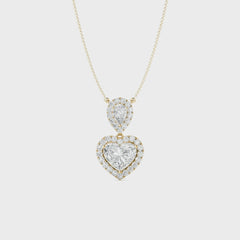 Cor Amore Solitaire Pendant