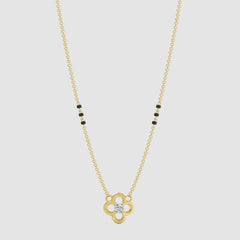 CloverQuint Diamond Mangalsutra