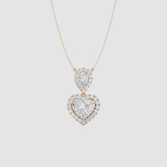 Cor Amore Solitaire Pendant