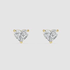 Heartbeat Solitaire Earrings