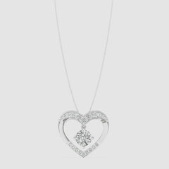 Ever Heart Lab Diamond Pendant